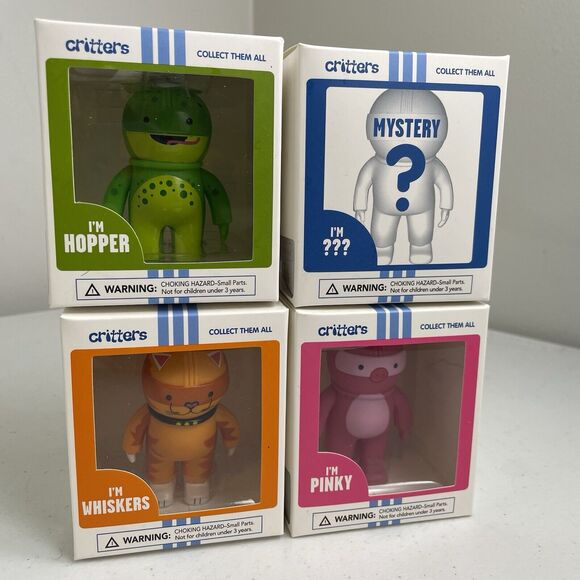 COX Digeez Critters Bundle Figures New In Box Whiskers Mystery Hopper Pinky - Picture 1 of 2